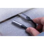 CONVERSOR USB-C/M A 2xJACK 3.5/M 0.10 M GRIS VENTION